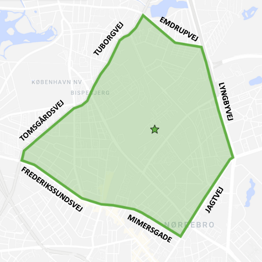 Områder hvor medlemmer skal bo